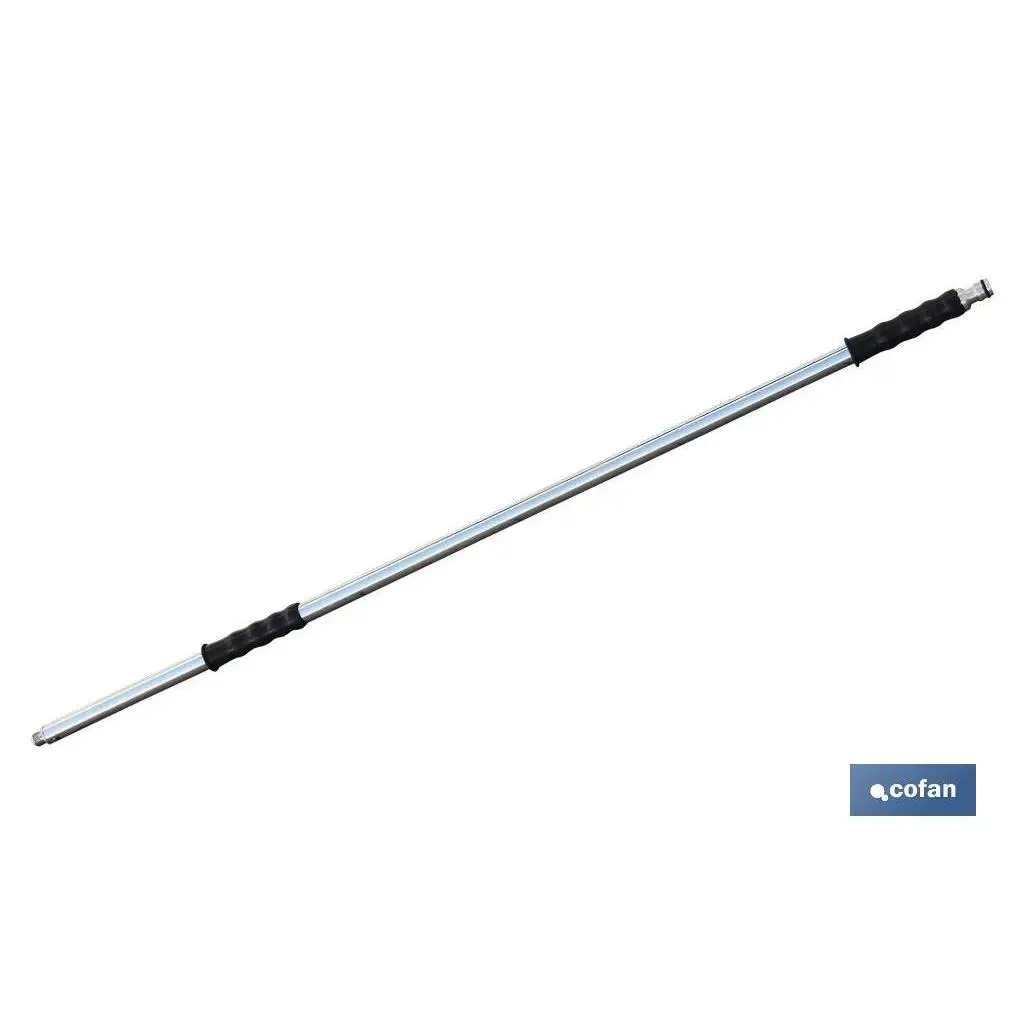 COFAN - Barra de metal para cepillo lavacoches con enchufe rápido grande
