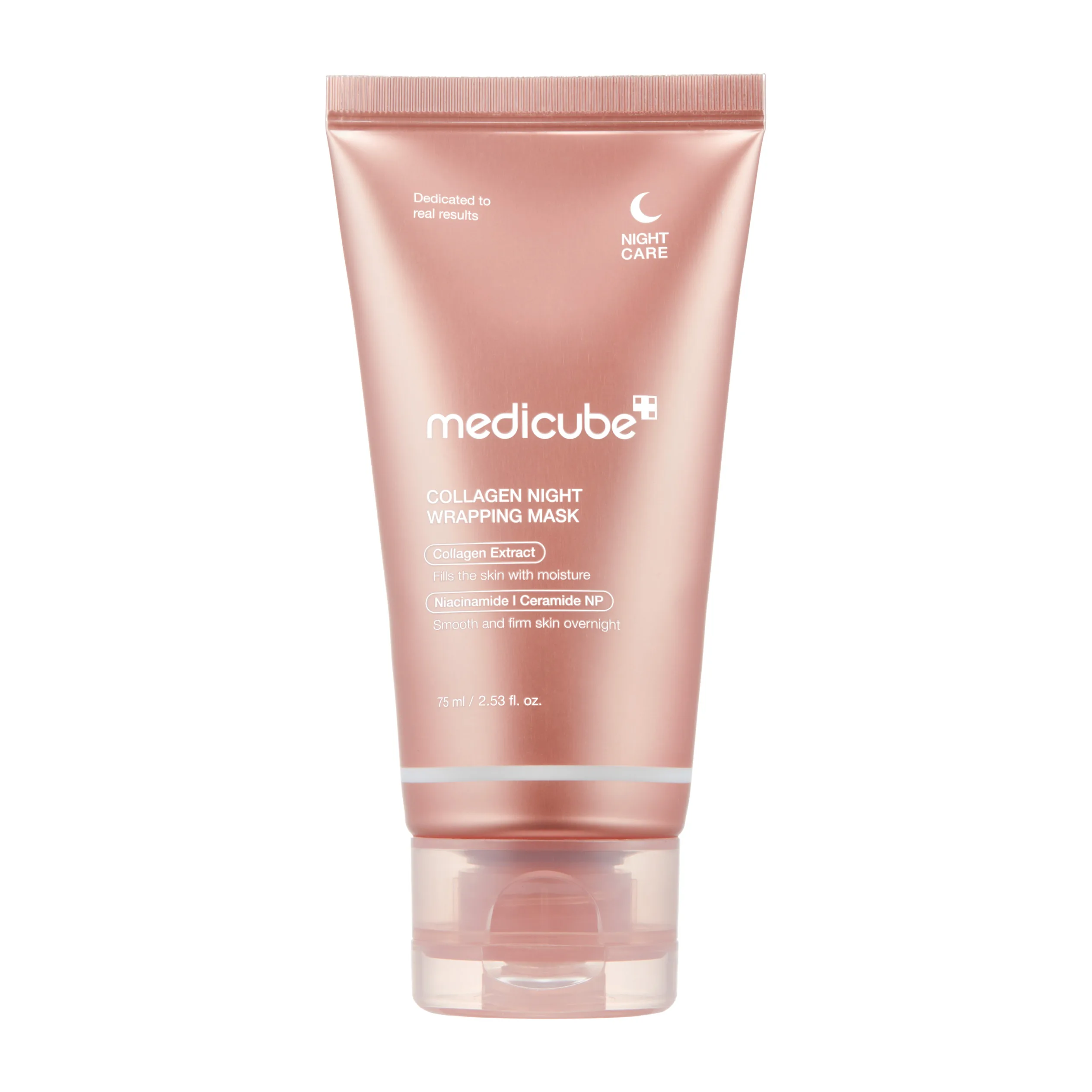 MEDICUBE , Collagen Night Wrapping Mask 75ml - Skincare Coreana, Donna, Bianco, Taglia: FASUL