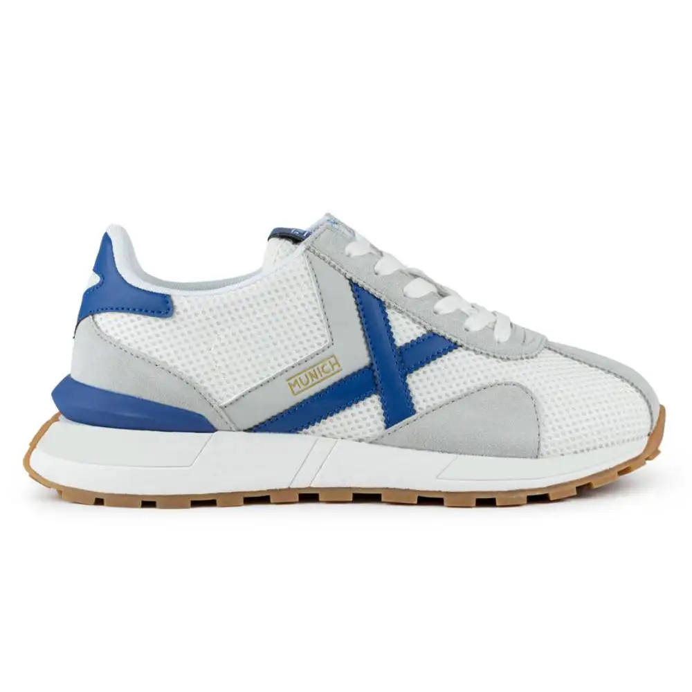 Zapatillas Munich Sapporo Azul 8350188 - Estilo Retro Casual para Hombre