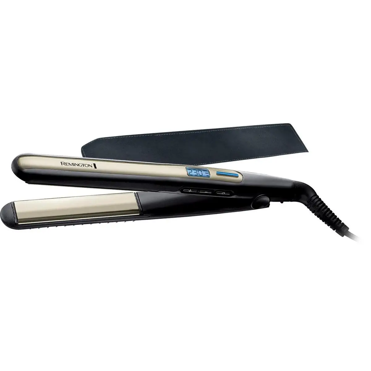 Remington professional hair straightener Sleek & Curl S6500 | Function 2 in 1 smooth and Curl, extra-long narrow plates with advanced ceramic, temperature up to 230 °C, Turbo function, Digital Control and heating in 15 seconds