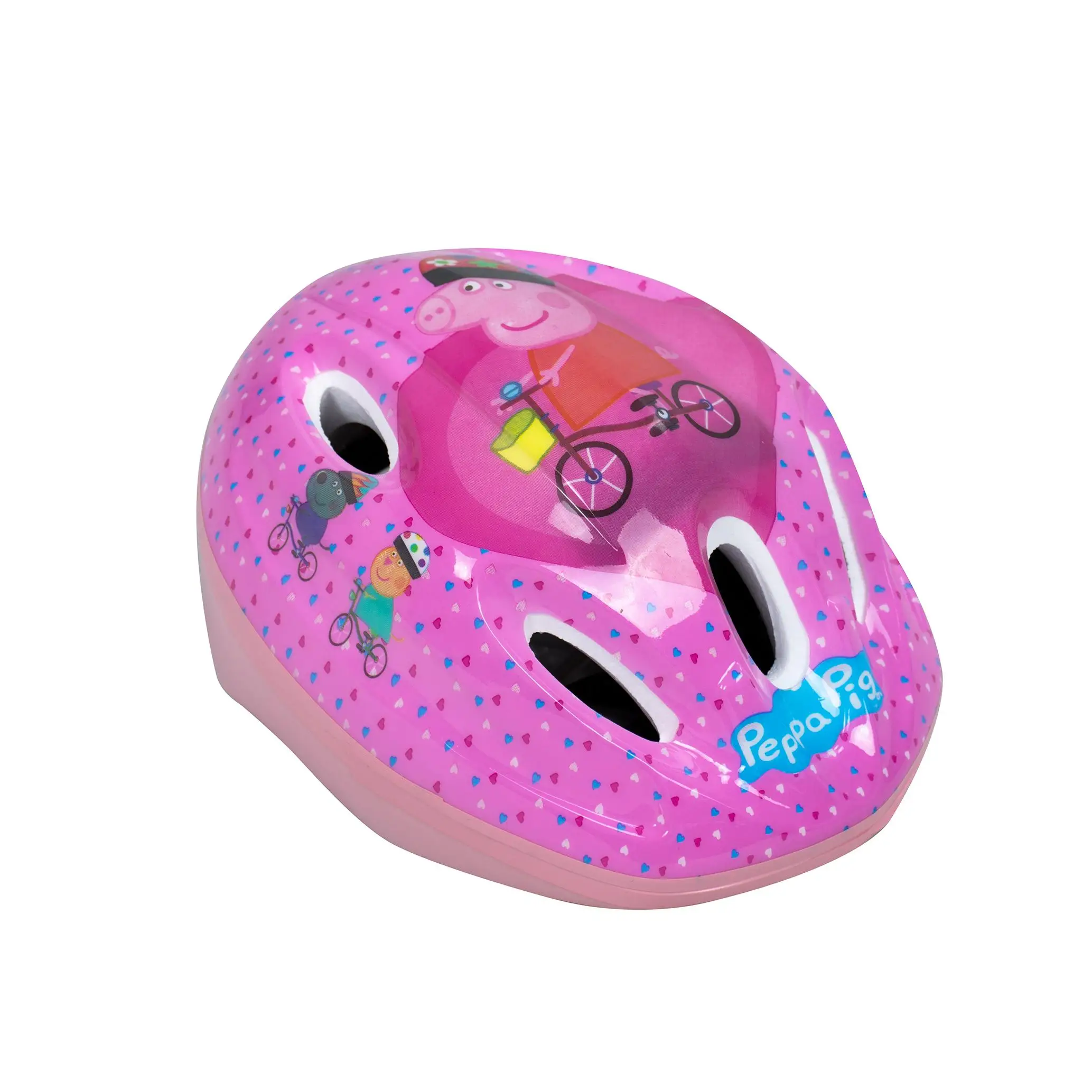 Casco infantil bicicleta Peppa Pig 56 cm (4607) – deportivo, ergonómico, ligero y seguro (CE, +3 años)