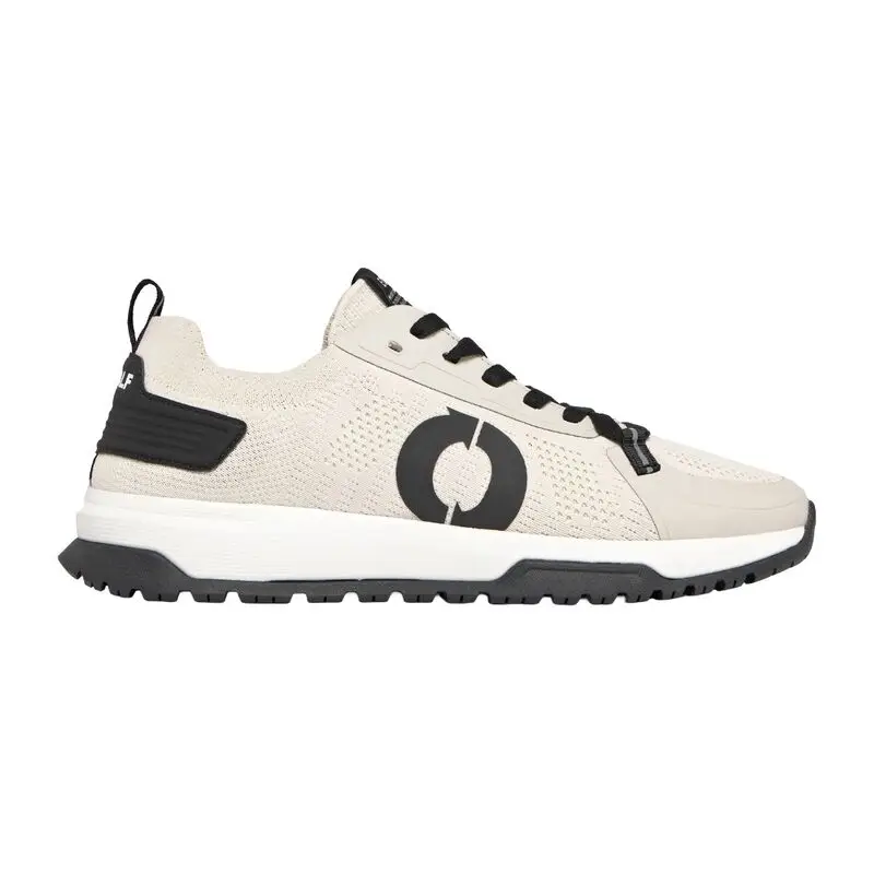 Zapatillas Blancas Ecoalf Mumbai Sneakers Man Off White Black Cómodas y Ligeras