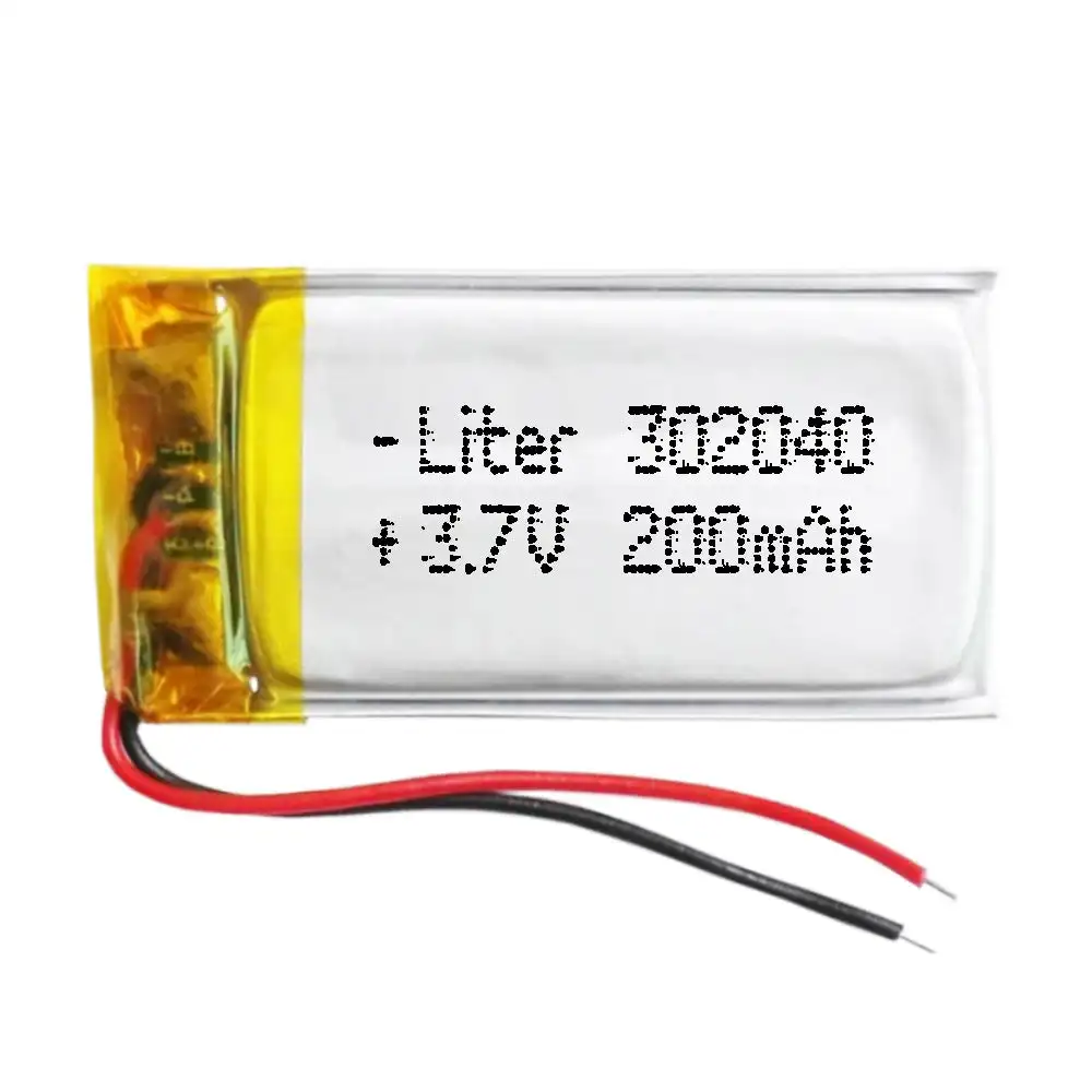 3.7V 200mAh 0.74Wh 1S 5C Liter Energy Battery 302040 Battery for rechargeable electronics portable phone video smartwatch GPS watch-not suitable for 42x20x4mm Radio Control (200mAh302040)