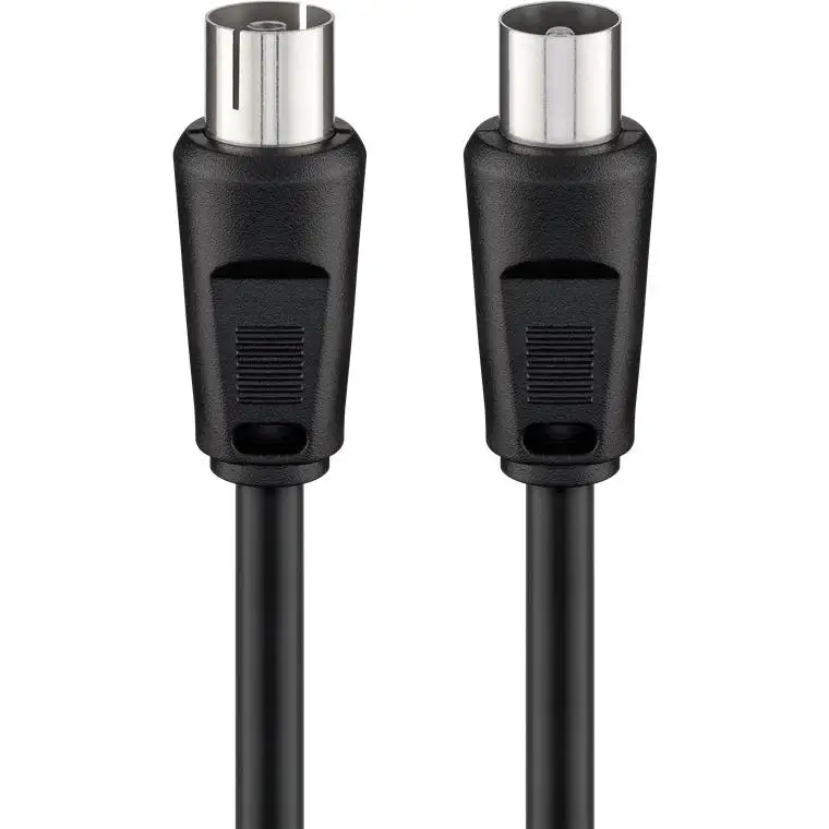 Goobay AK 500 B 5.0m 5m coaxial coaxial Negro - Cable coaxial (coaxial, Coaxial, 5 m, Negro)