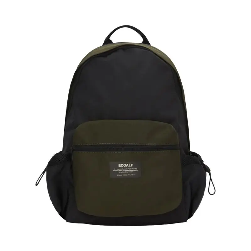 Mochila Verde Ecoalf Wakai Forest Night Repelente al Agua con Malla Acolchada