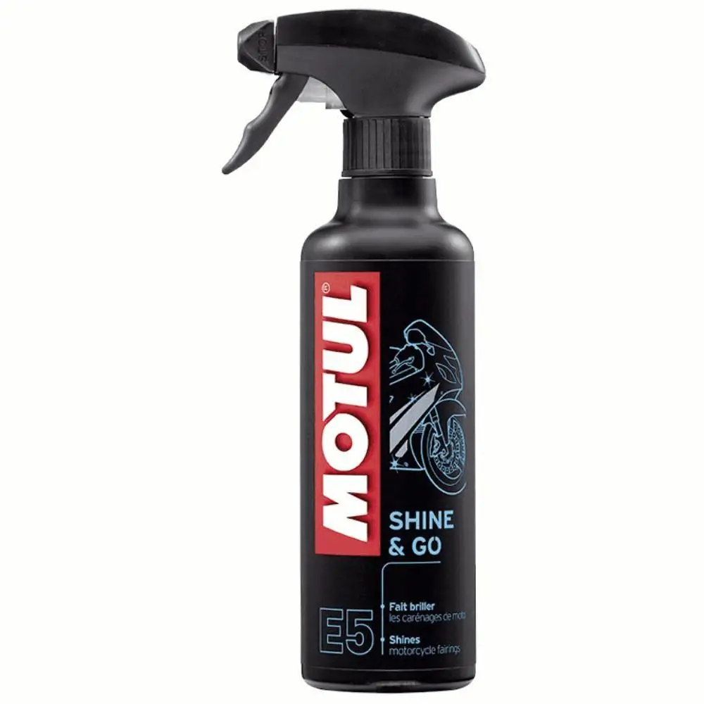 Motul E5 Shine & Go Abrillantador Plastico 400ml   Ce U