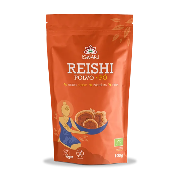 Reishi mushroom powder superfood Bio Iswari 100g