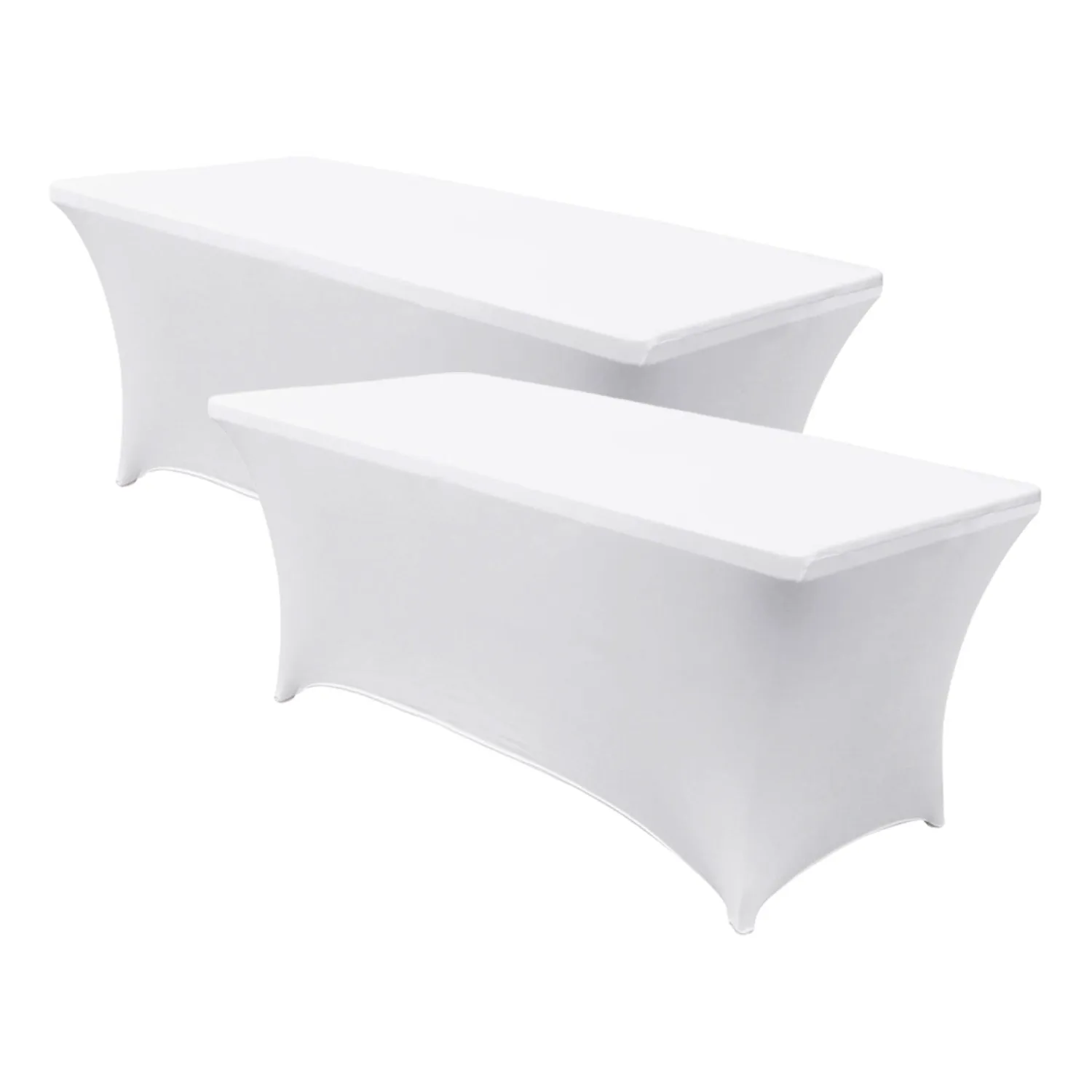 Pack 2 Fundas para Mesas Plegables Rectangulares Catering 150x74cm 7house