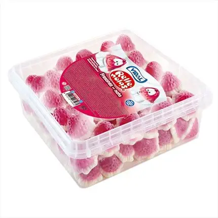 Vidal Fresones con Nata Rellenas de Gominola Sin Gluten 75 Unidades