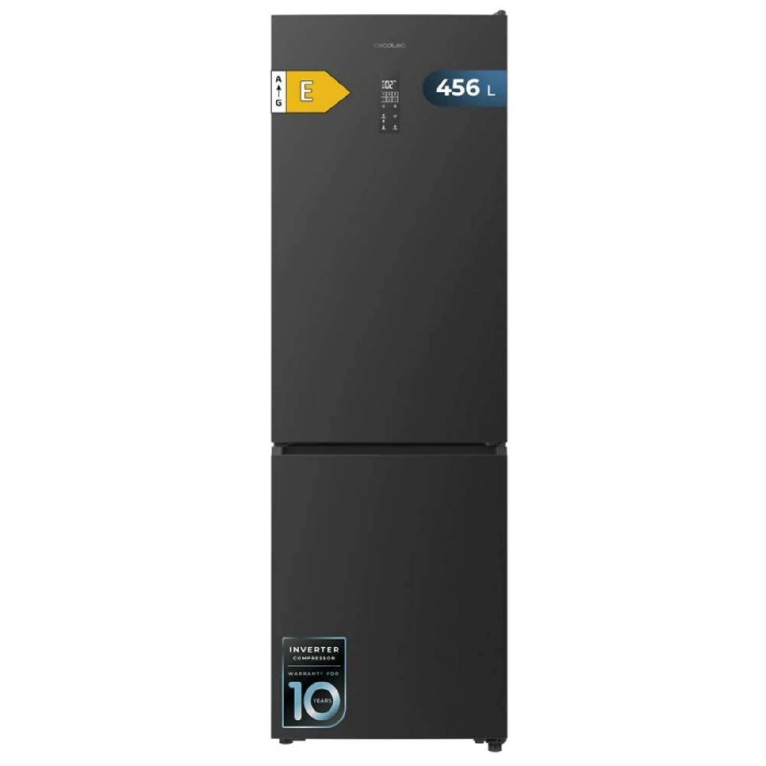 Cecotec Frigorífico Combi 456L Total No Frost Bolero CoolMarket Combi 456 Dark E. Altura 201cm y 59,5cm Ancho