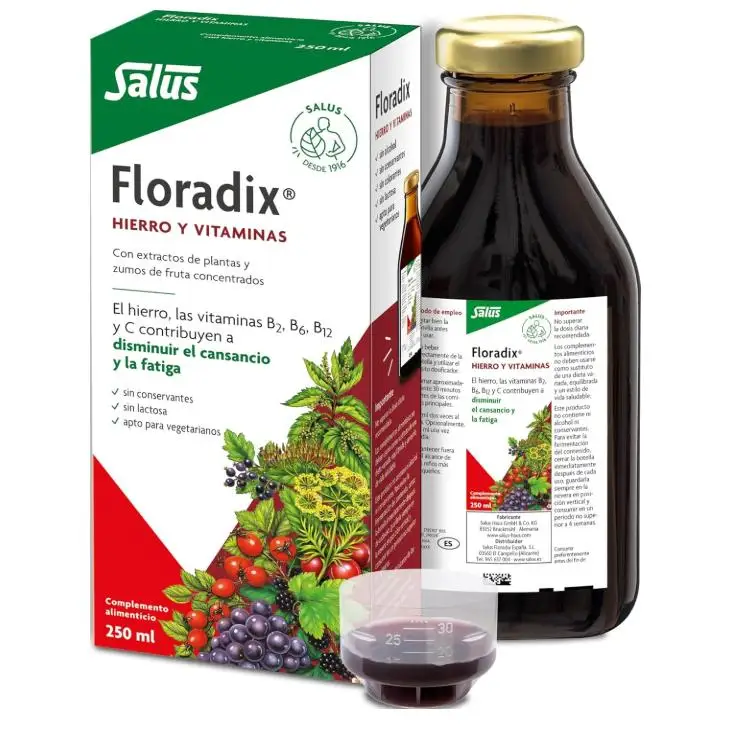 Salus 10 X Floradix Hierro (250Ml) 250 Ml - Imagen 6
