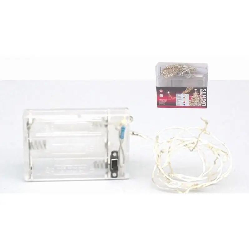 Gerimport Guirnalda Micro-led 100 Leds Luz Fría 5 Metros a Pilas - Decoración E Iluminación