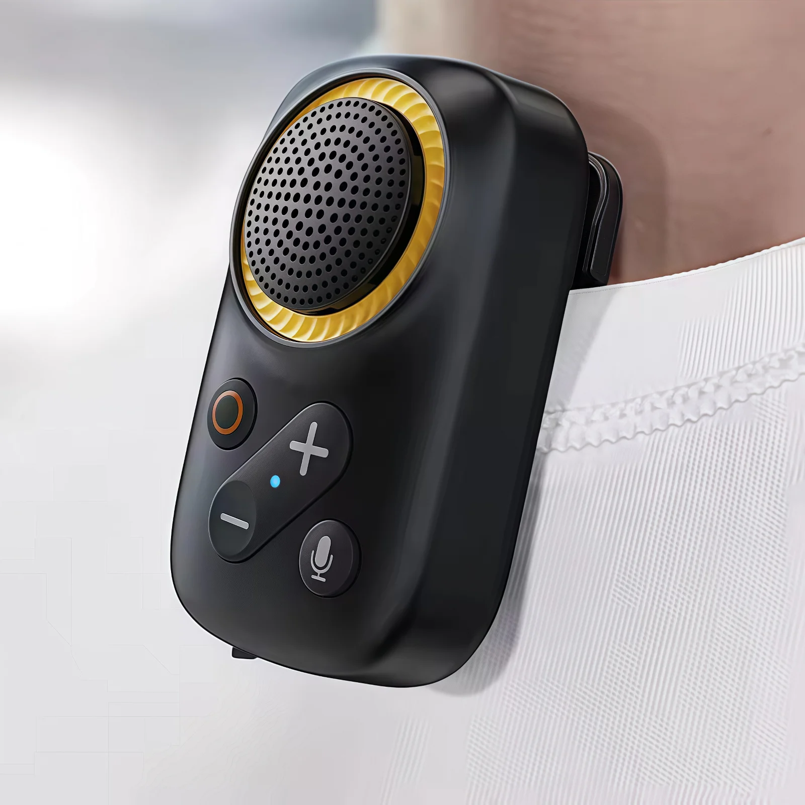 IKREA WF4085 Altavoz Bluetooth con Clip, Ultra Compacto, IPX5, 20H Música, Negro, para Música en Movimiento