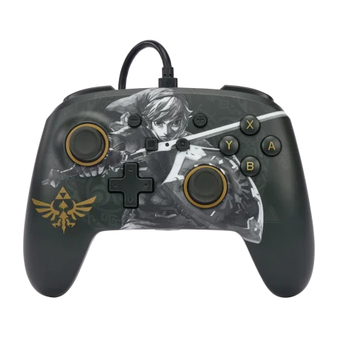 PowerA Enhanced Con Cable Controller Controlador Mando for Nintendo Switch - Battle-Ready Link