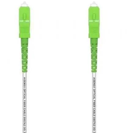 Cable de Fibra Óptica G657A2 3.0 Aisens A152-0495/ LSZH/ 3m/ Blanco