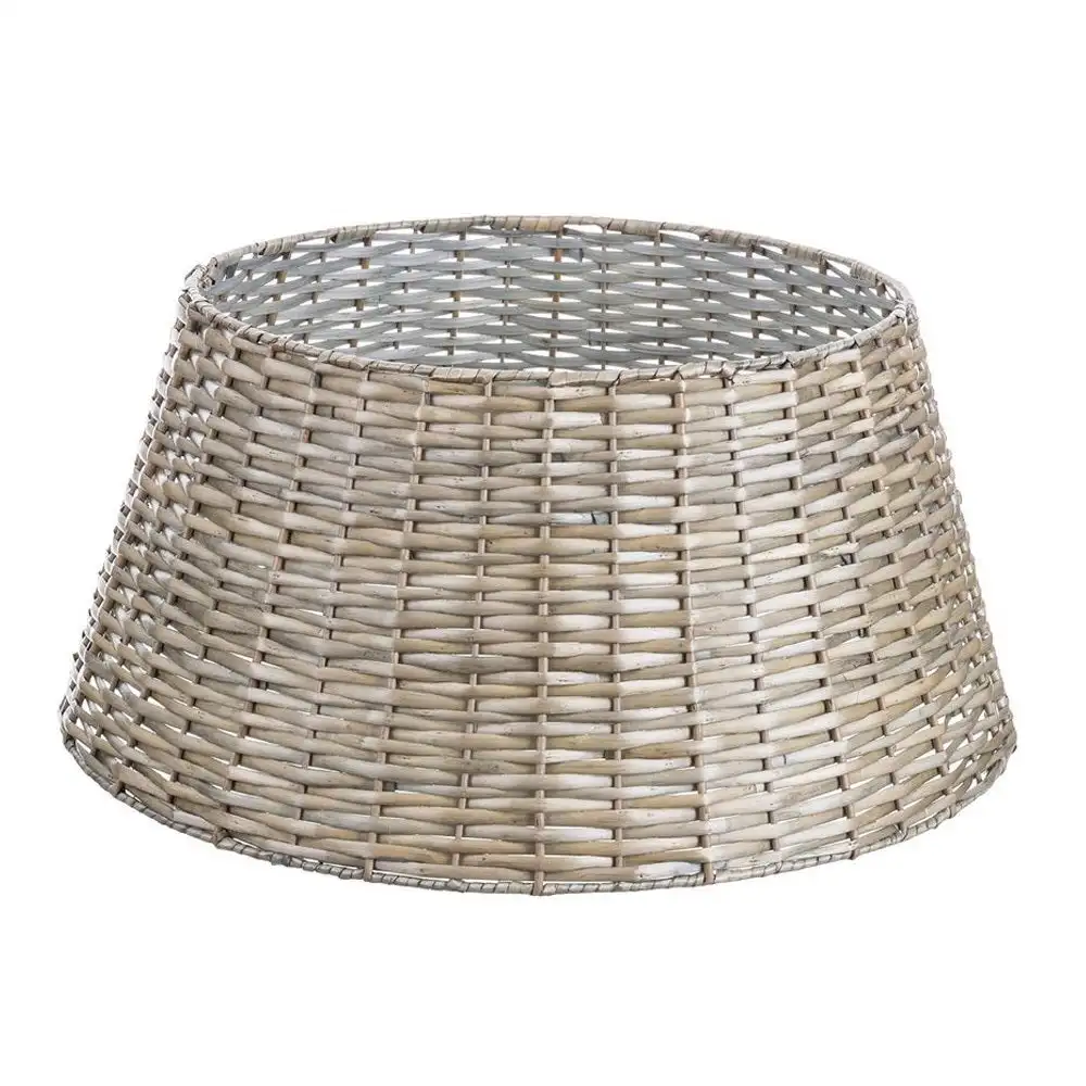 Cubre pie para árbol de Navidad desmontable de mimbre natural Lola Home