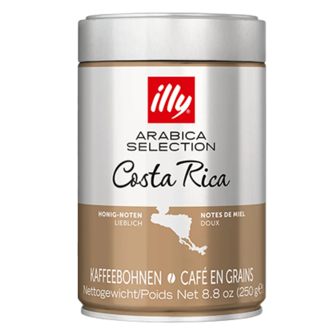 Illy illy arabica selection costa rica coffee beans, 250 g can - qumir
