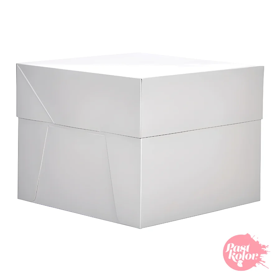 Glotomania white cake box - 45 x 35 cm - resistant