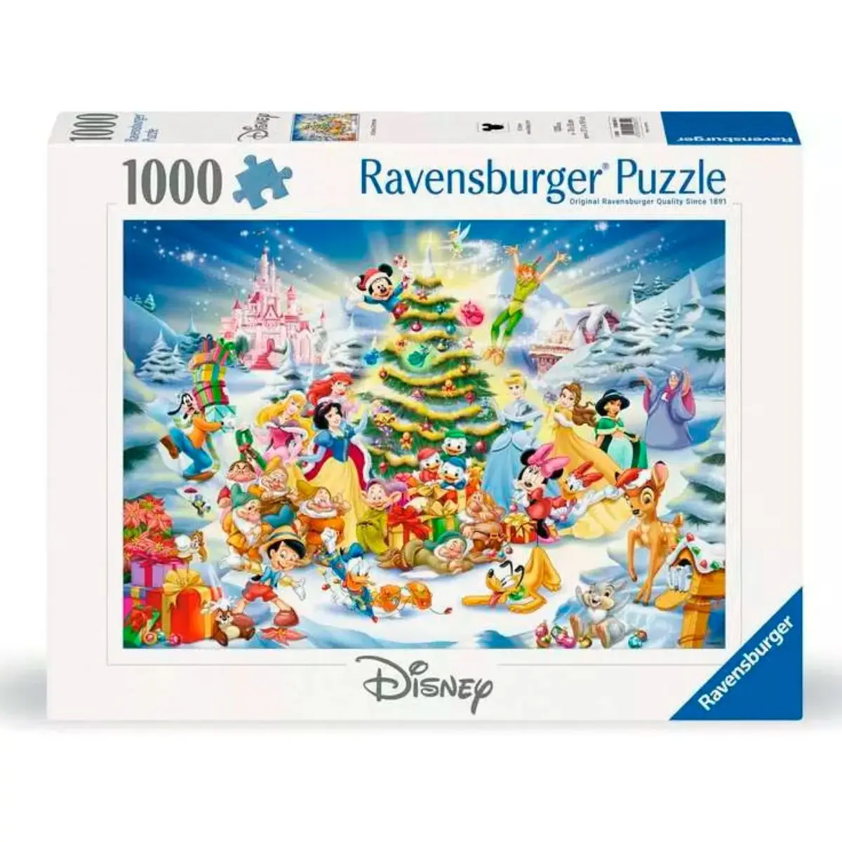 RAVENSBURGER PUZLE - DISNEY NAVIDAD 1000 PIEZAS, 00651, ENVÍO URGENTE 24-48 HORAS EN PENÍNSULA, TIENDA CON LICENCIA OFICIAL, JUGUETES, ROMPECABEZAS
