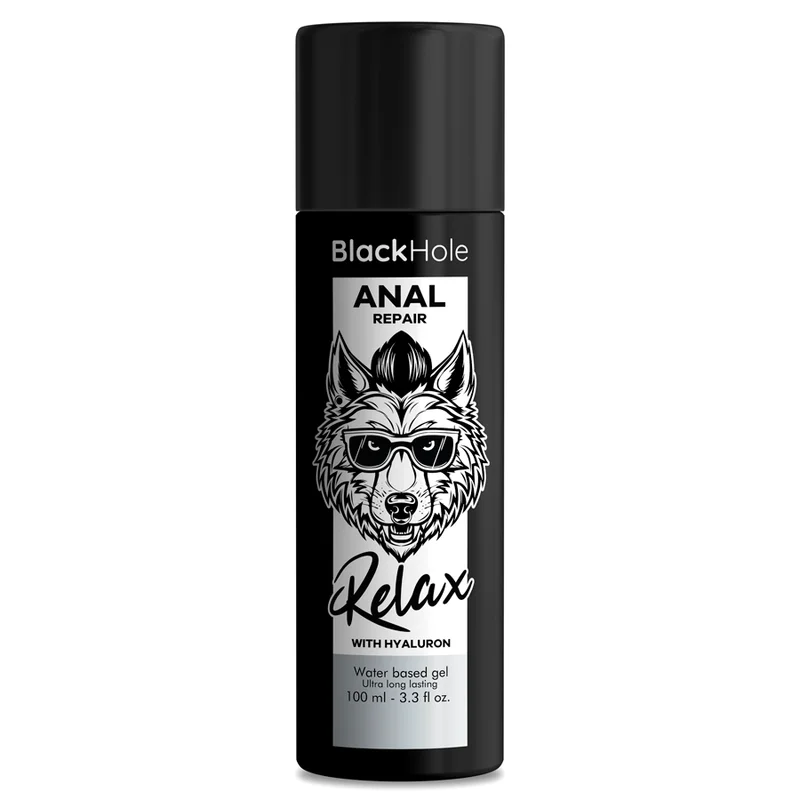 Black Hole Anal Relax Water-Based Lubricant 30ml for Comfortable Anal Sex, Odorless, Colorless, and Non-Greasy Formula, High-Quality Anal Lubricant with Relaxing Effect for Safe and Enjoyable Experiences
