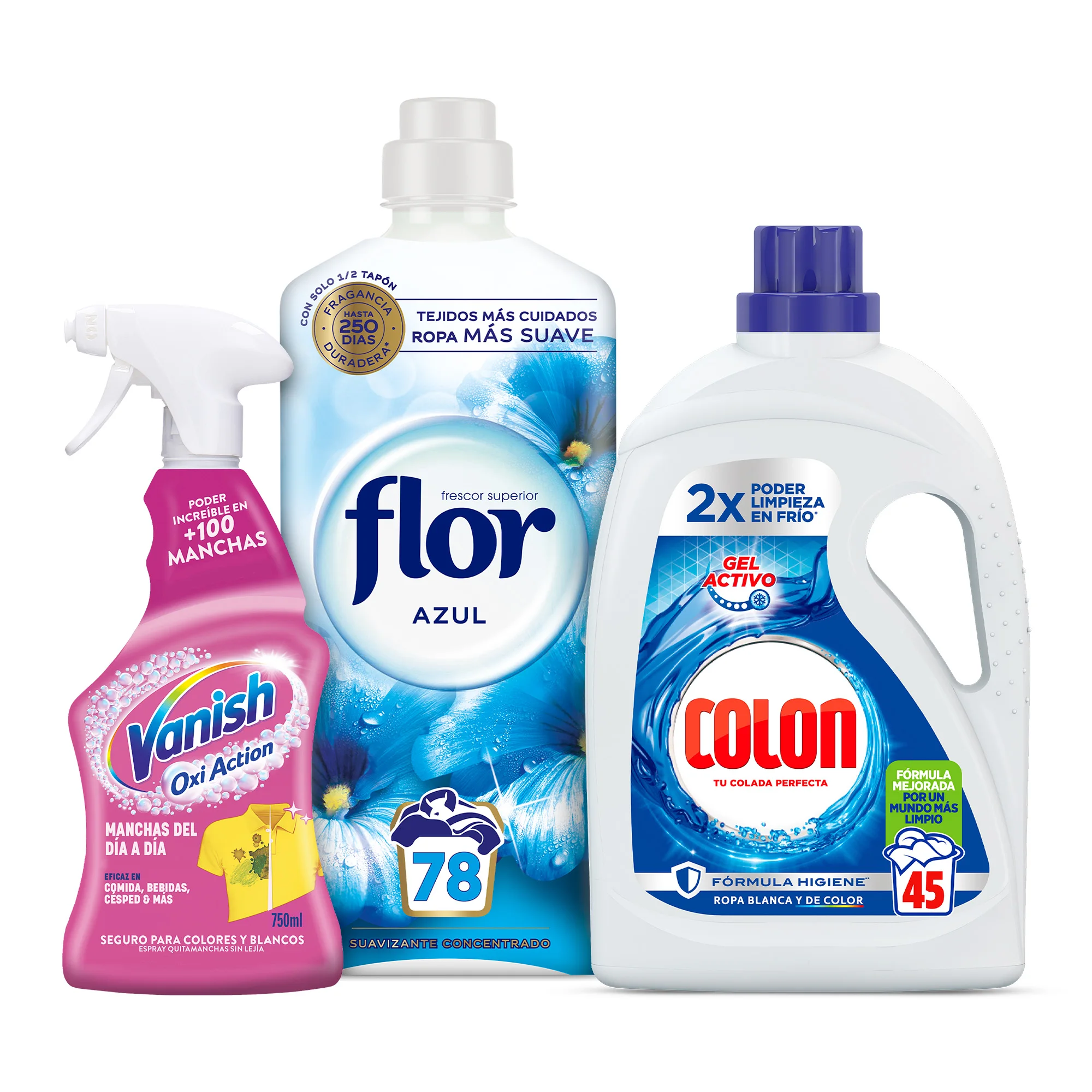 PACK COLON Y VANISH PARA ROPA