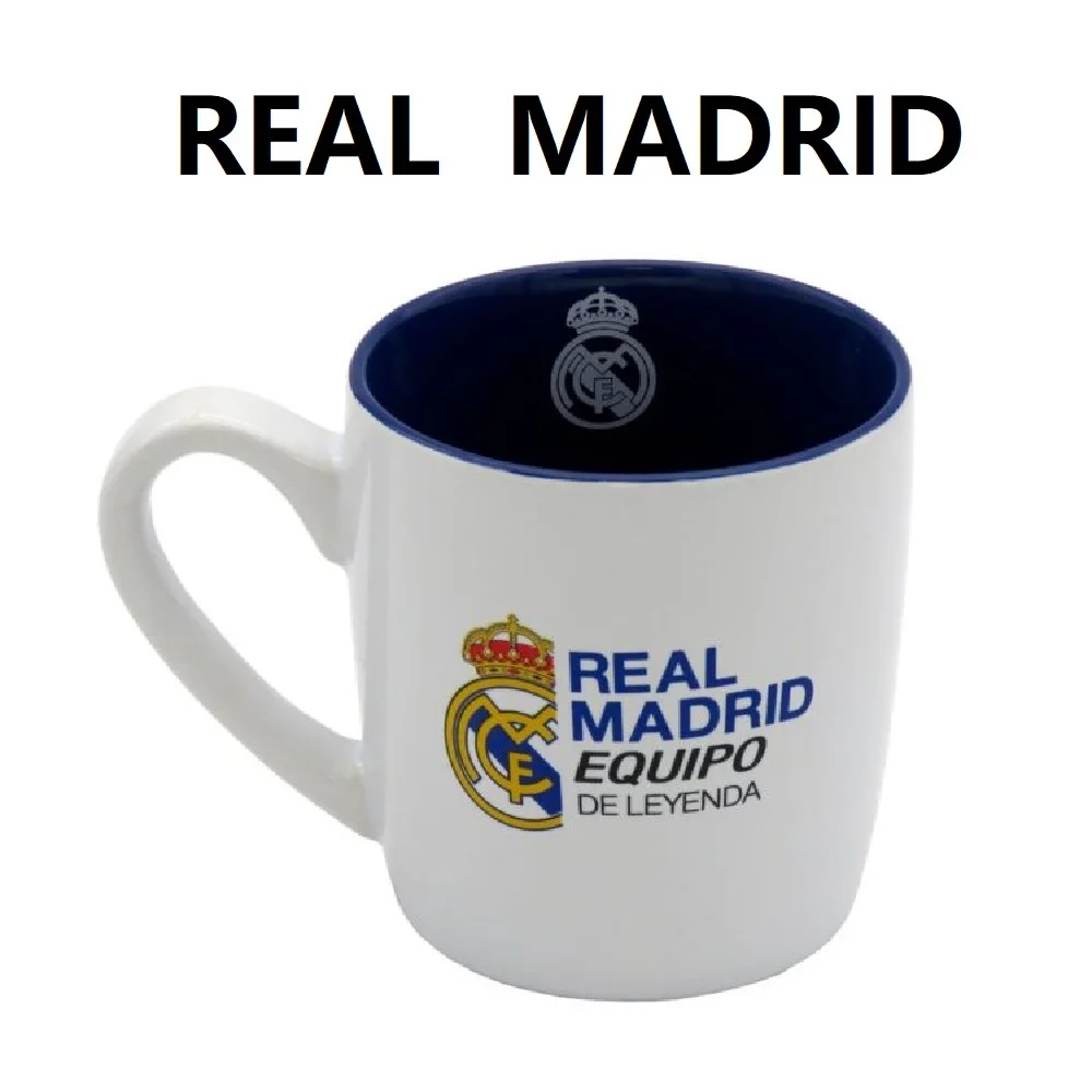 TAZA DE CERAMICA REAL MADRID,CAPACIDAD DE 380 ML,COLOR BLANCO Y AZUL,CON CAJA DE REGALO,cm,fespu