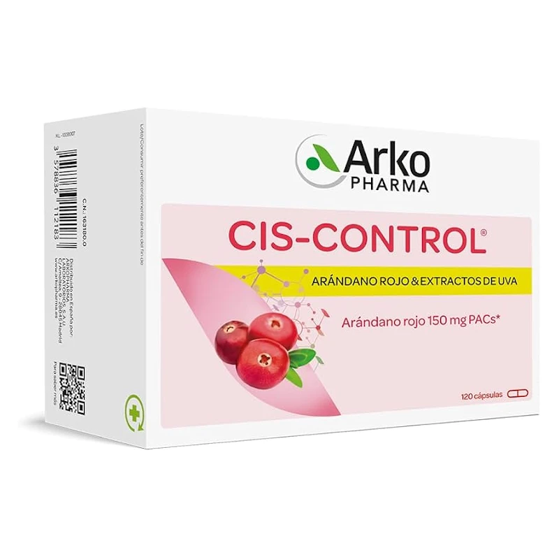 Arkopharma Ciscontrol Arándano rojo y extractos de uva 120 cápsulas