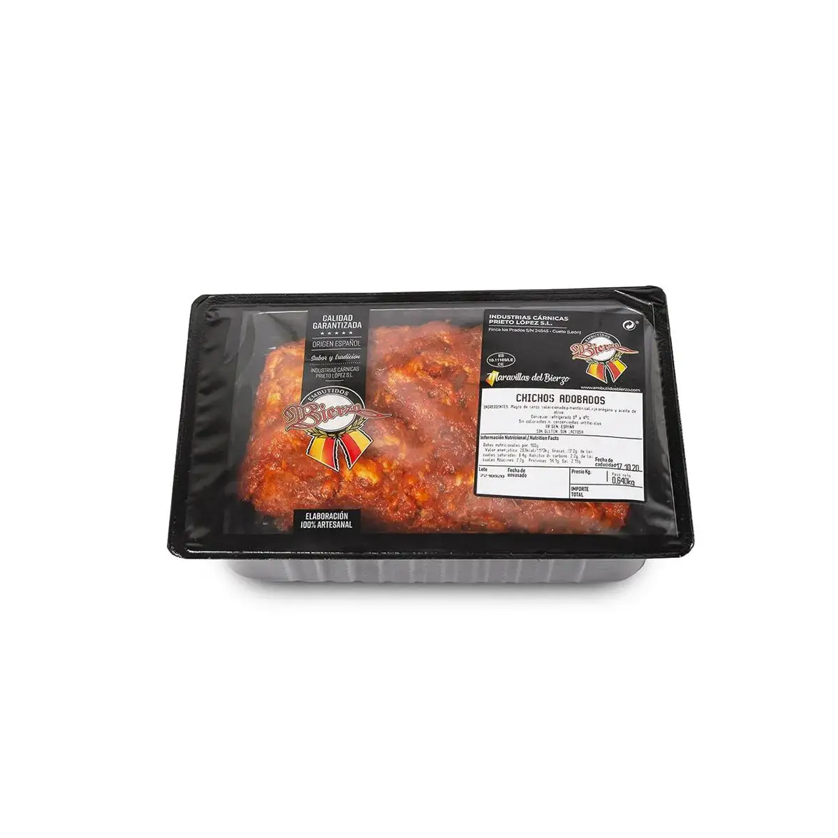 Bandeja de chicos o picadillo berciano (600 g). Producto típico del Bierzo.