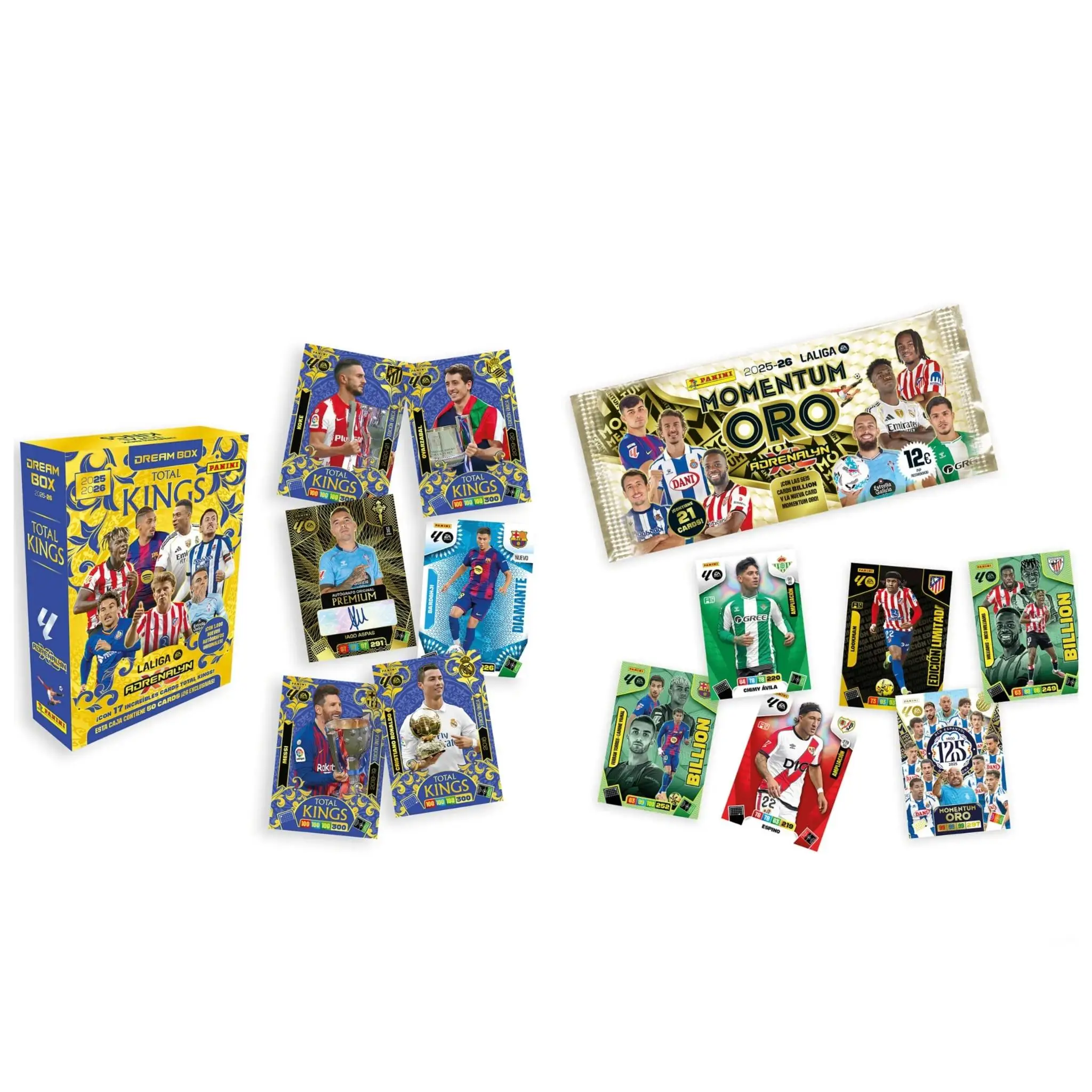 Adrenalyn XL LaLiga EA Sports 2025/26 NUEVO - Caja 50 sobres o Album con -Tablero de Juego -Guía oficial -Checklist -4 sobres con 24 cards -3 cartas Edición Limitada exclusivas + caja 50 sobres para