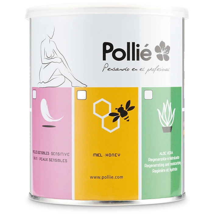 Lata Cera de Miel 800ml, Depilación Honey Pollie