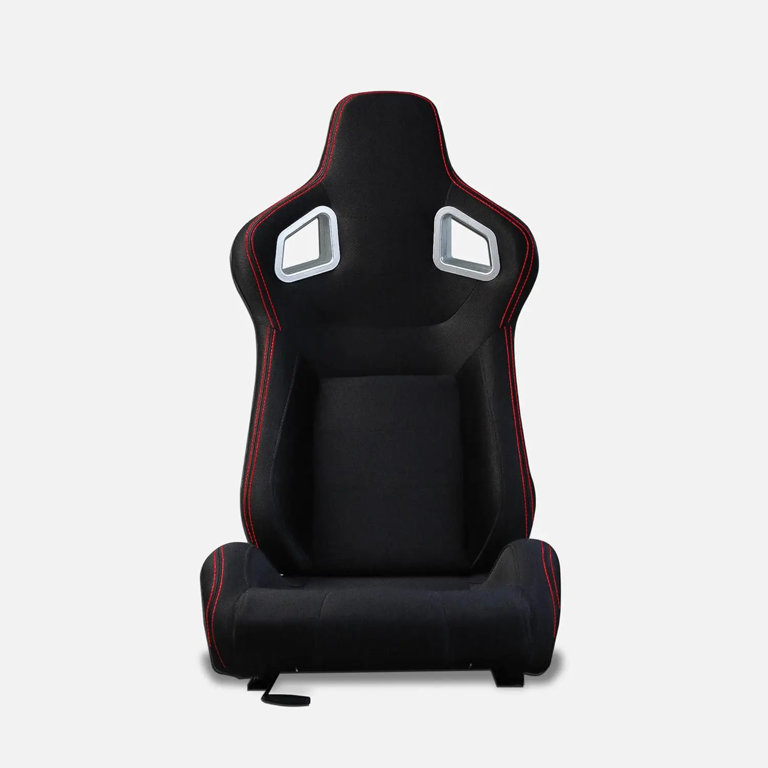 MIAUTO Asiento Deportivo Coche,Semibaquet Ajustable,Adaptable para Coches,Ríeles incluidos,Conductor y Pasajero,para Coche y Simulador de Conducción
