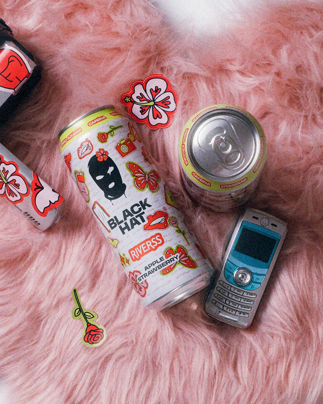 Pack mix 10 cans black hat energy drinks mixed box 4 flavors #4