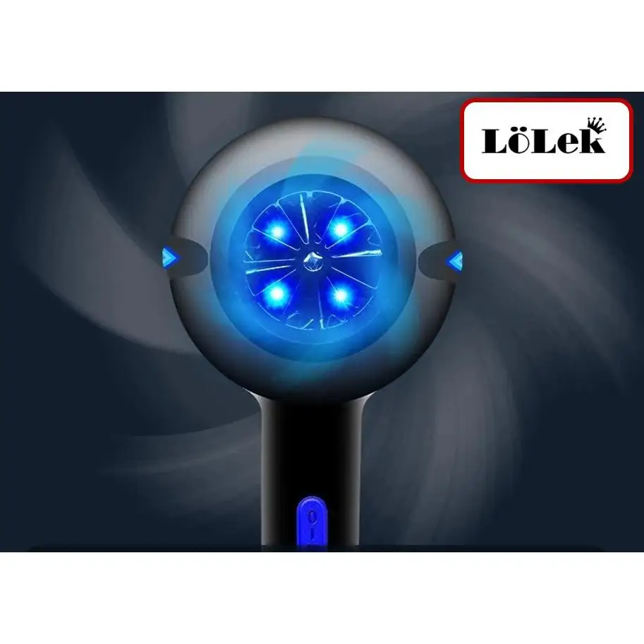 LoLek hair dryer of 4000 Watts, with control of temperature and air flow.