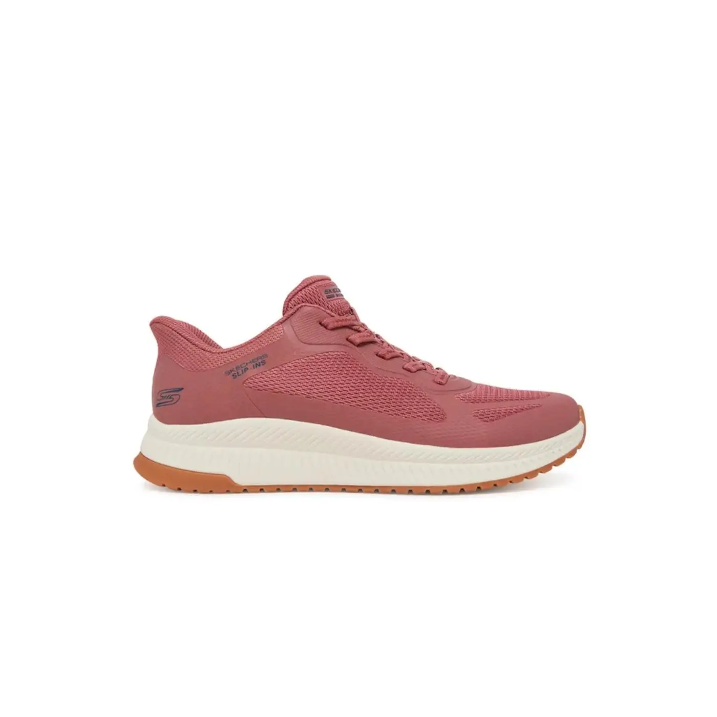 Zapatillas Skechers Bobs Squad Staple Look Mujer Rosa