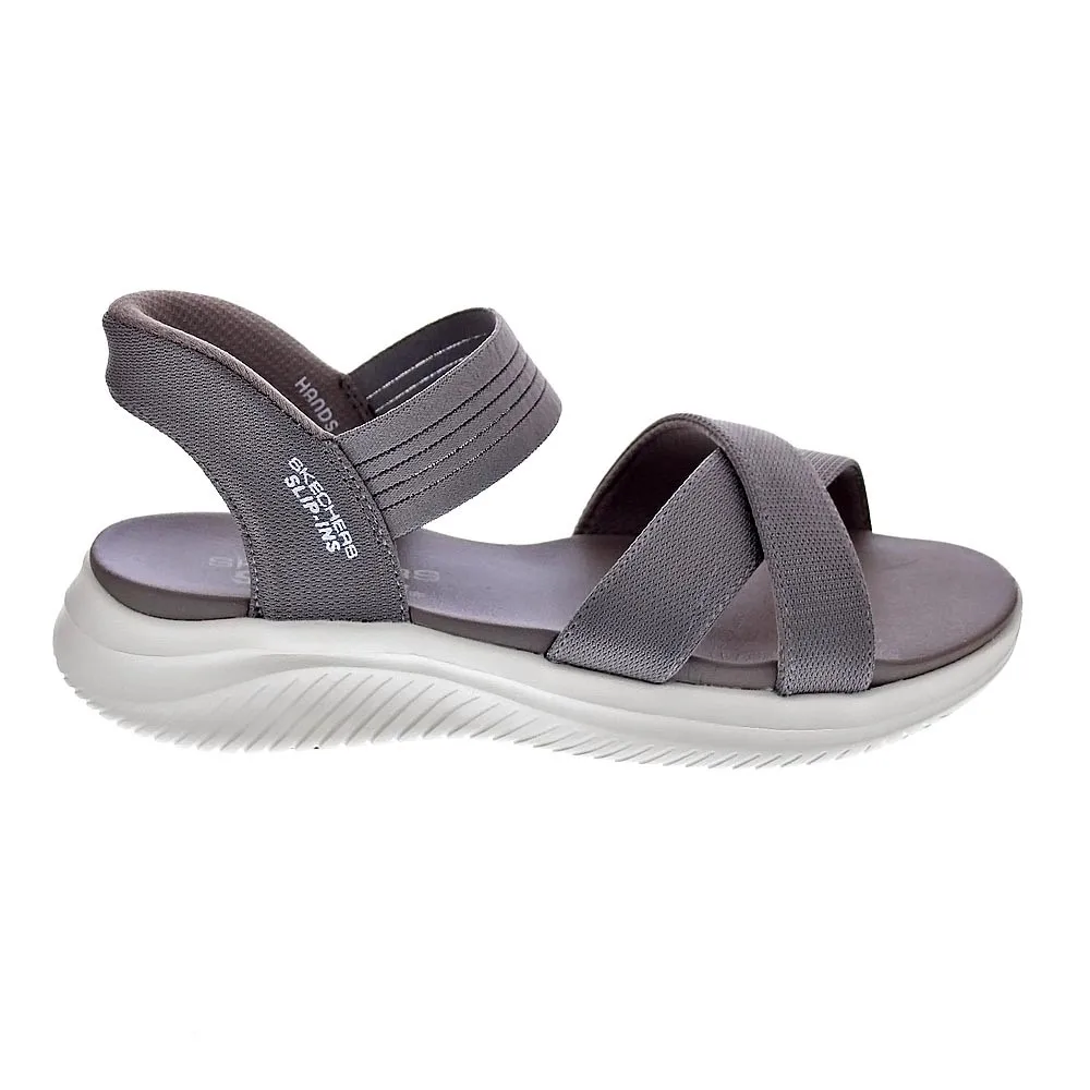 Skechers Mujer Sandalias modelo Slip-ins Ultra Flex 3.0 Gris