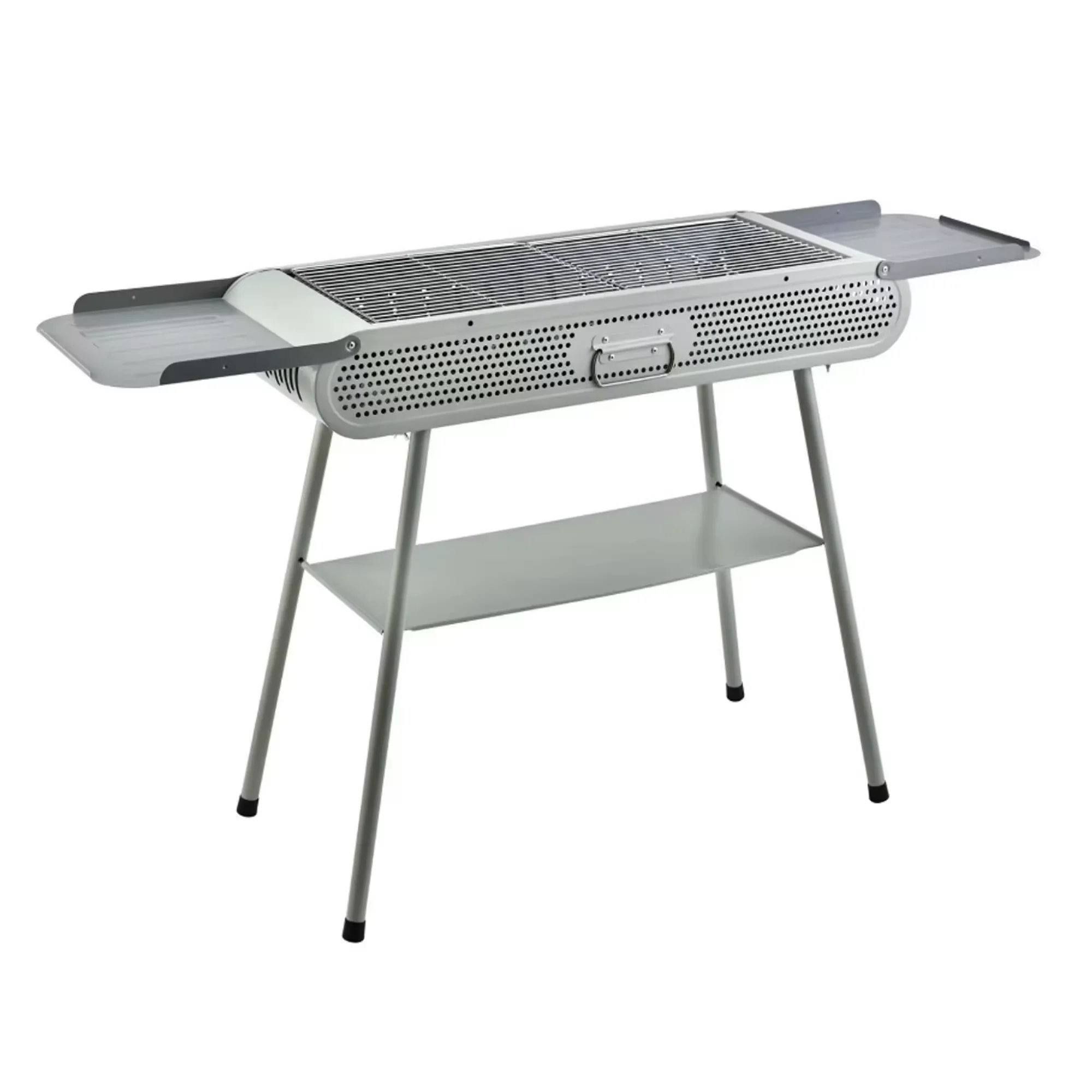 Maxia Market - Gran Barbacoa de Carbón Plegable Portátil122x71x29,5 cm, para cocina al aire libre, Camping, senderismo, Picnics, parrilla de carbón, Una Sensación Comoda, Estetico y Resistente, Facil