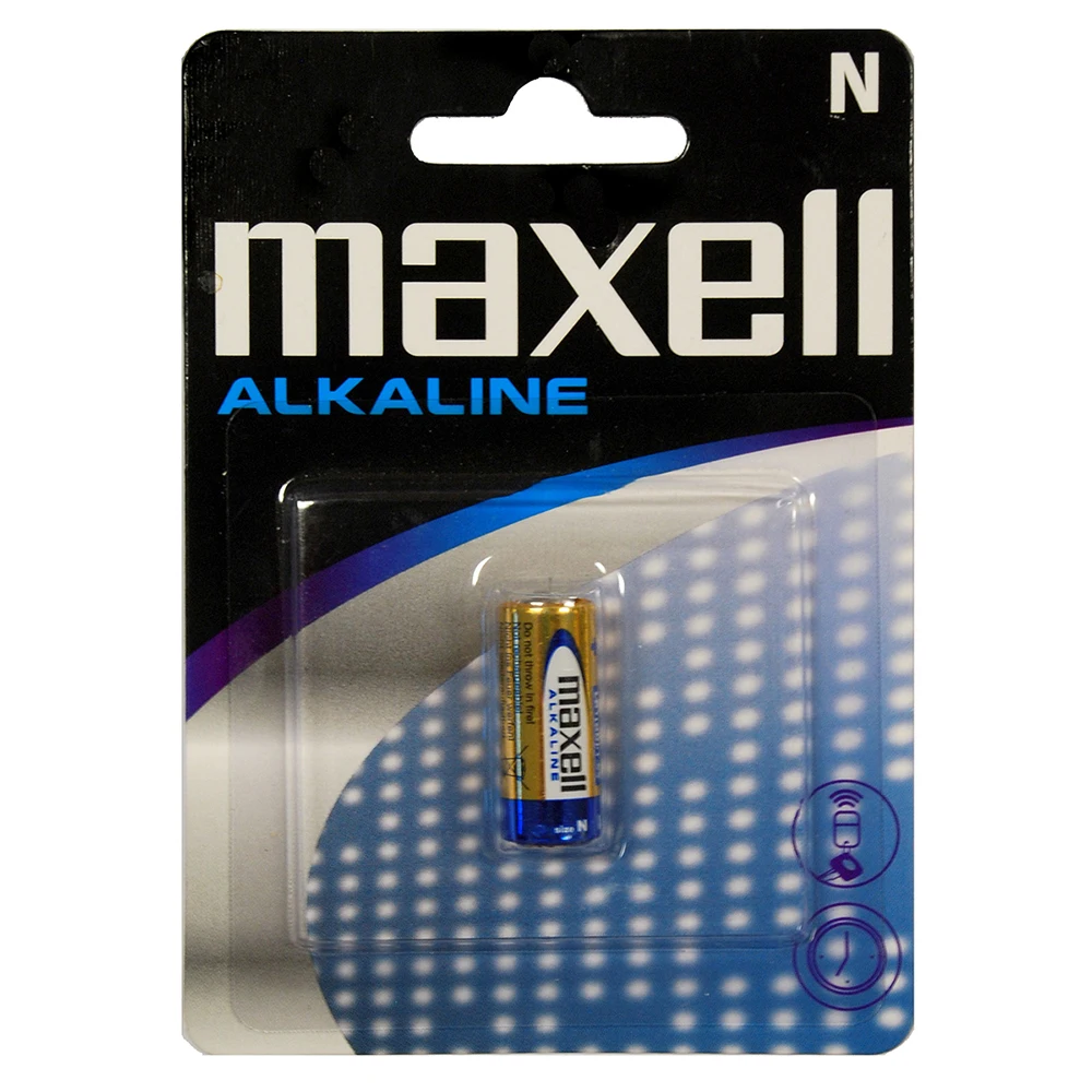 Maxell alkaline battery LR 01 blister 1 battery-long lasting