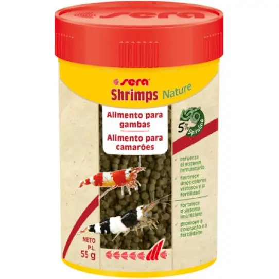 Sera Shrimps Nature-spirulina prawn food