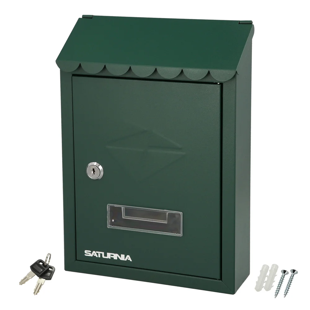 WOLFPACK LINEA PROFESIONAL 03080575 SATURNIA Buzon Exterior 205 x 300 x 70 mm. Verde, Multicolor, Individual