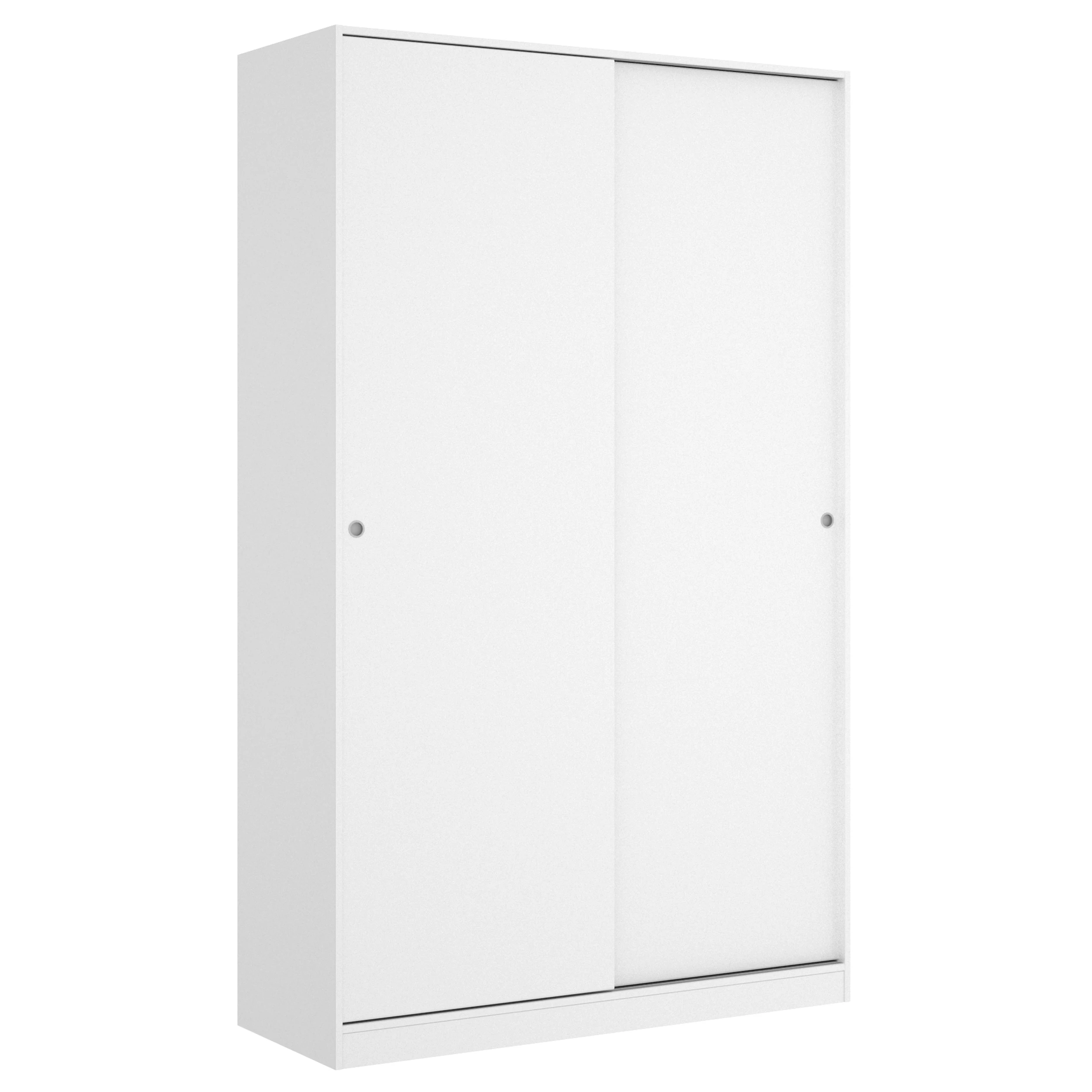 Dekit Armario 2 Puertas Correderas 120 - SLIDE - 204x120x50 - Blanco