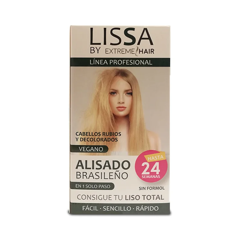Lissa®, Alisado brasileño para  rubios un paso