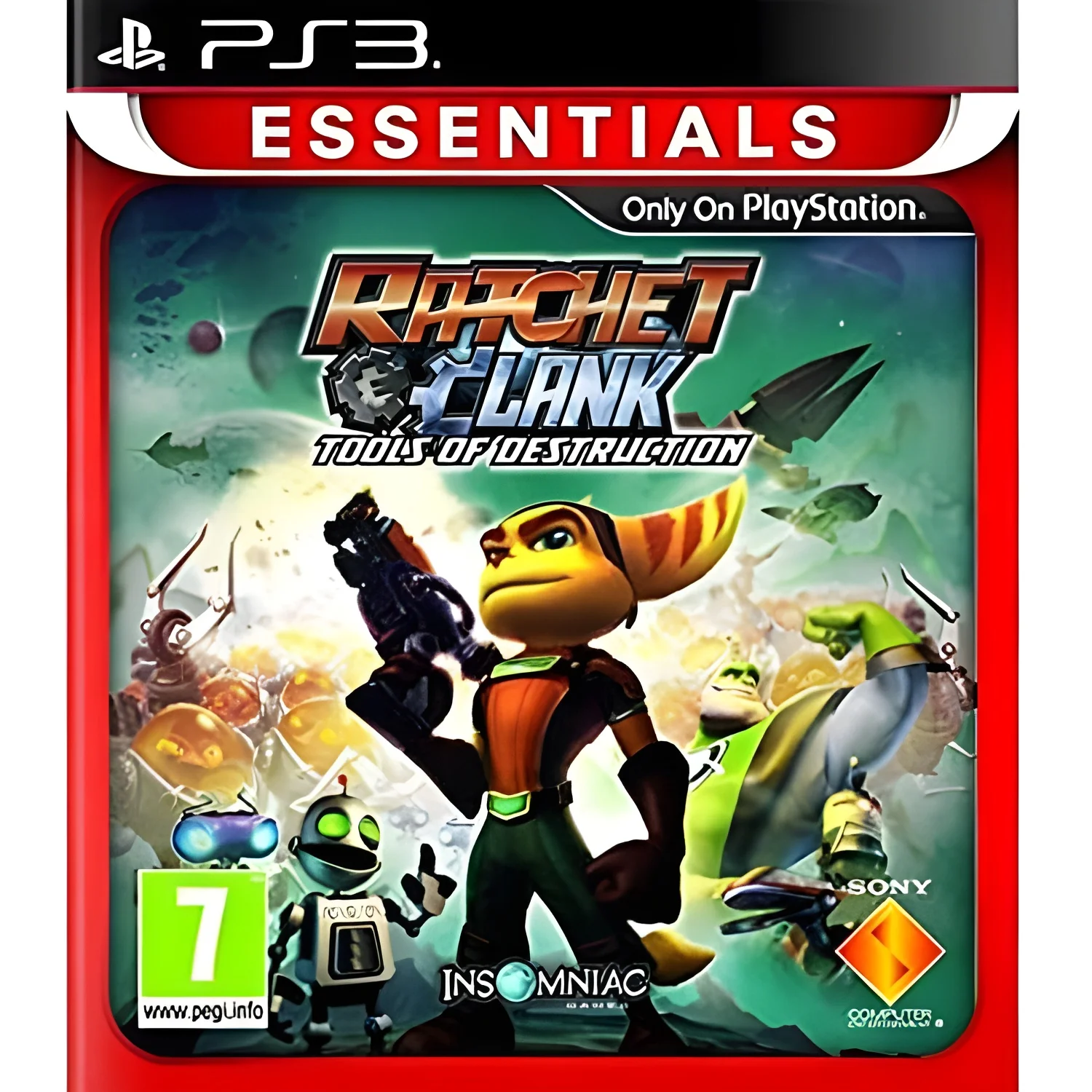 Ratchet y Clank Future Tools of Destruction (Essentials Importacion UK) - PS3 - Nuevo precintado