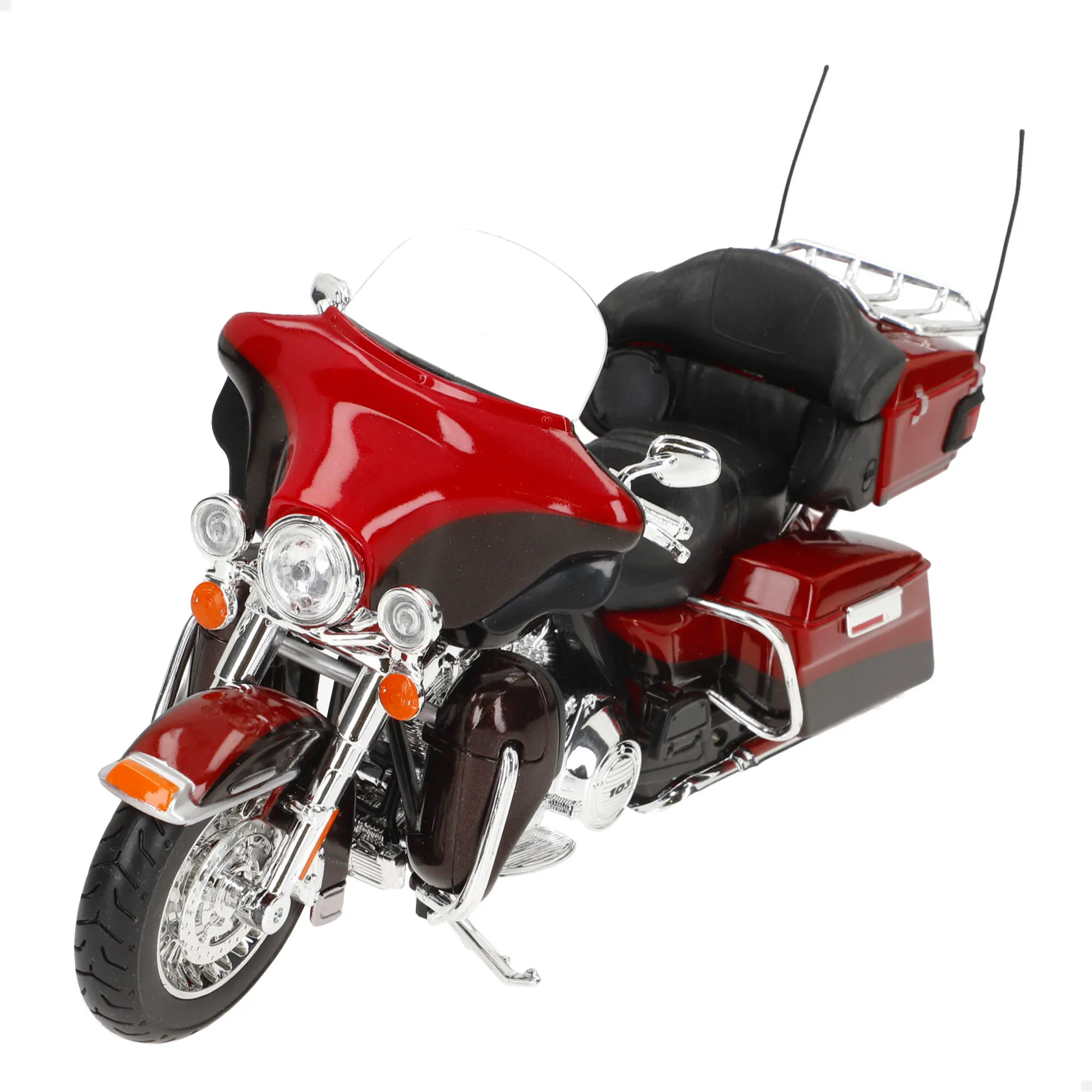 MAISTO - Moto Harley Davidson Electra Glide Ultra Limited 2013 o Road King Classic 2013 FLHRC, a escala 1:12, réplica oficial con diseño  clásico y realista, acabados cromados y detallados, ideal para