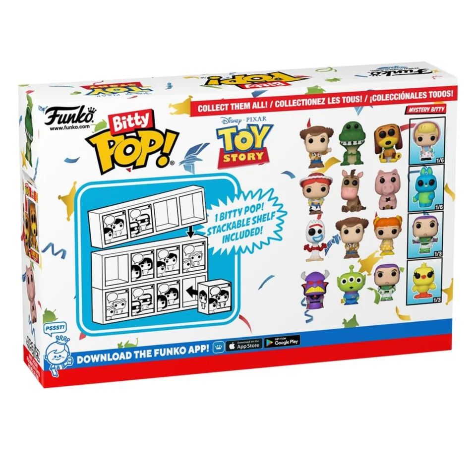 FUNKO BITTY POP! TOY STORY - WOODY, REX, SLINKY and? Official product Funko - 730426