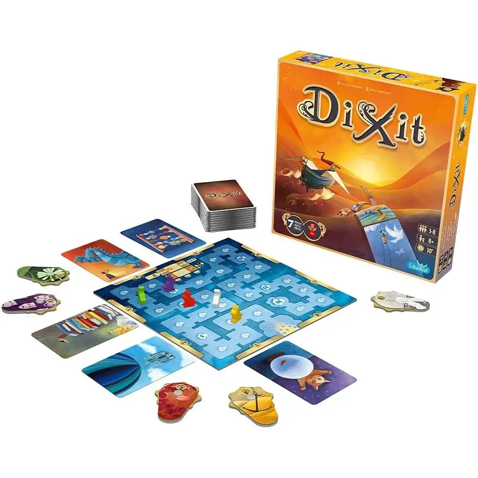 Unbox now-libeluld-Dixit Classic-board game in English Multicolor-new version