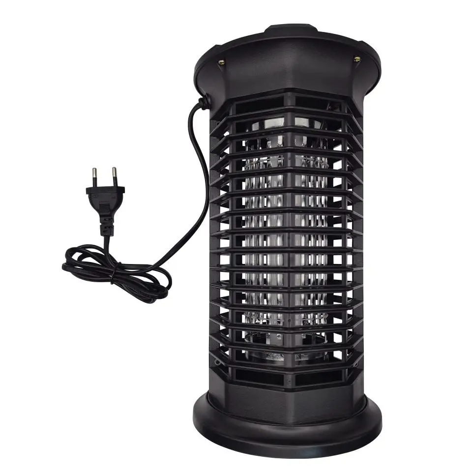 LED ATOMANT Lampada elettrica antizanzare 11W, Alta tensione 1000V, Attraente luce UVA, Copertura fino a 35m², Uso interno ed esterno, Griglia protettiva, Interruttore integrato, Appendibile, con