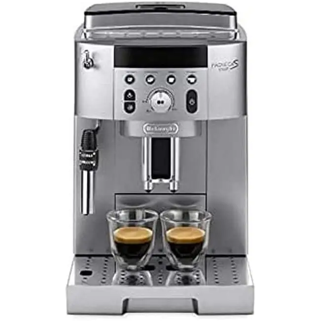 Super Automatic Delonghi Magnifica S ECAM250.31.SB coffee maker-grain by Cup-double Espresso-creamy foam