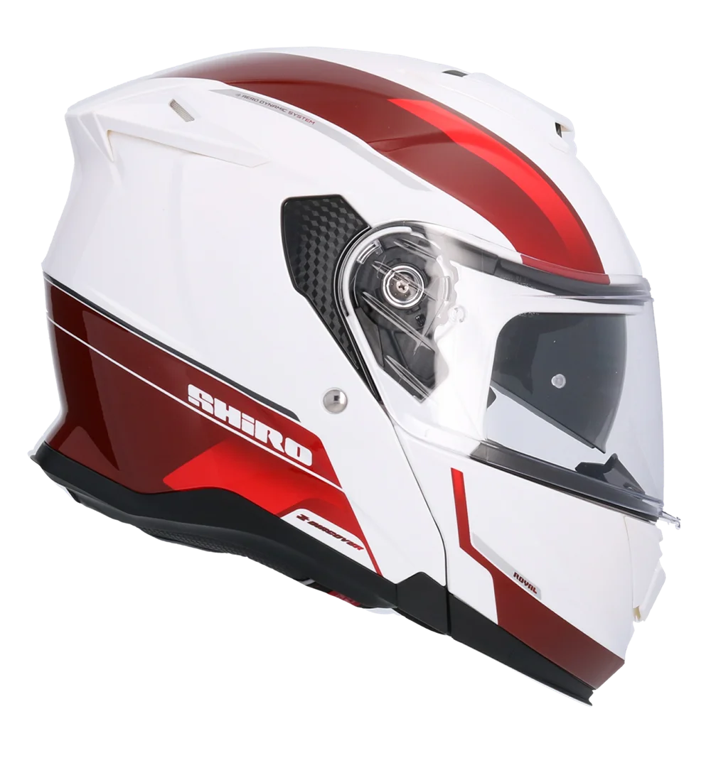 MODULAR helmet SHIRO DISCOVER ROYAL red