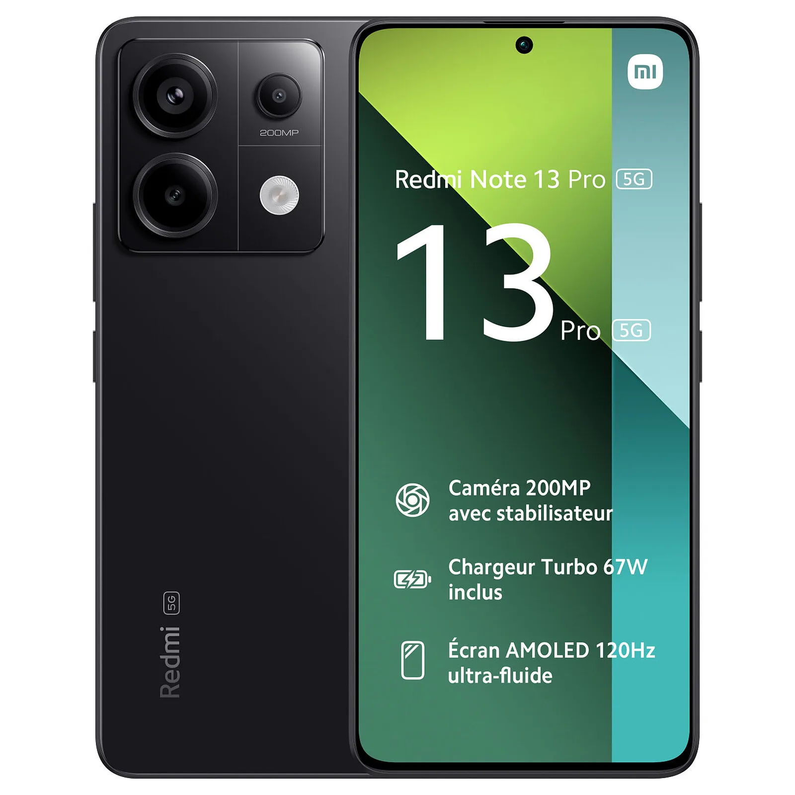 Xiaomi Redmi Note 13 Pro 5G 8GB + 256GB /12GB + 512GB Helio G99 Ultra 6.67 FHD + POLED Punch-Hole Display, 120Hz, 200MP OIS AI Triple Camera 5000mAh 67W fast charger EU version