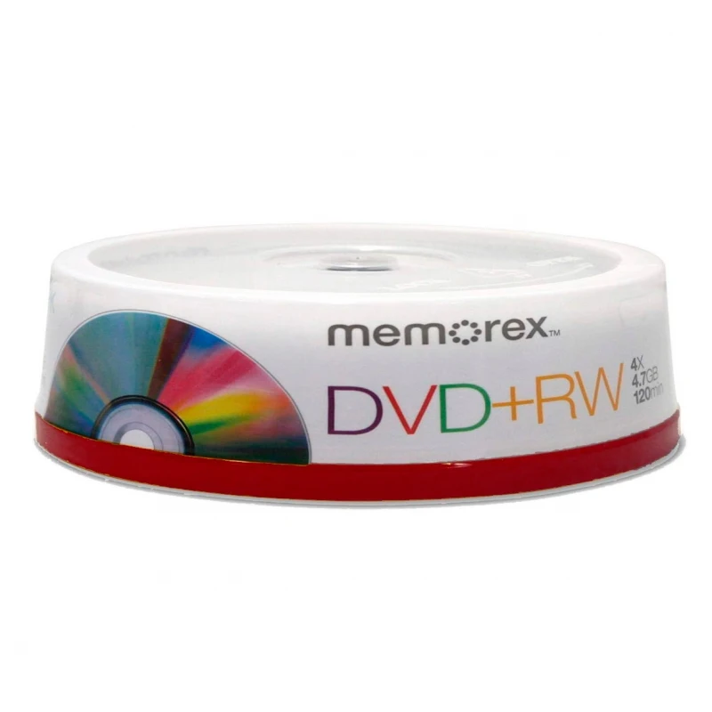 Dvd+rw 4.7gb Memorex Tarrina De 10 Unidades